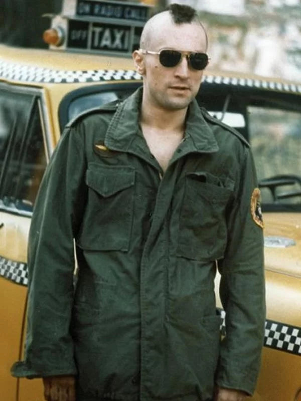 Men's Taxi Driver Robert De Niro Jacket - Handmade Travis Bickle Jacket