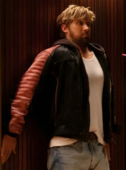 Handmade Ryan Gosling The Fall Guy Leather Jacket, Miami Vice Jacket For Men