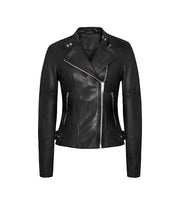 Women's Black Leather Jacket - Butter-Soft and Stylish - Original leather - Gift For Mom/Her