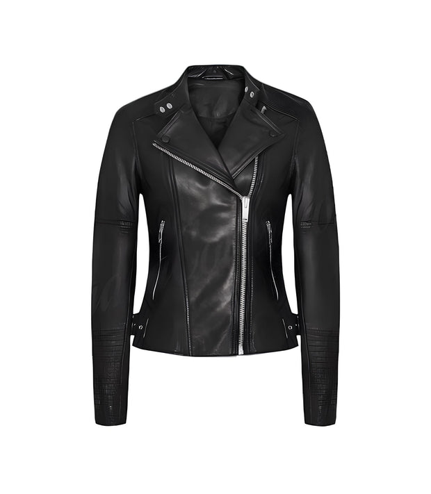 Women's Black Leather Jacket - Butter-Soft and Stylish - Original leather - Gift For Mom/Her