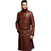 Men's B3 Shearling Jacket - Winter Windbreaker Long Fur Coat